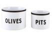 Olive and Pits Schalen - 2er Set 1