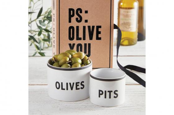 Bols olives et noyaux - Set de 2 pièces 2 