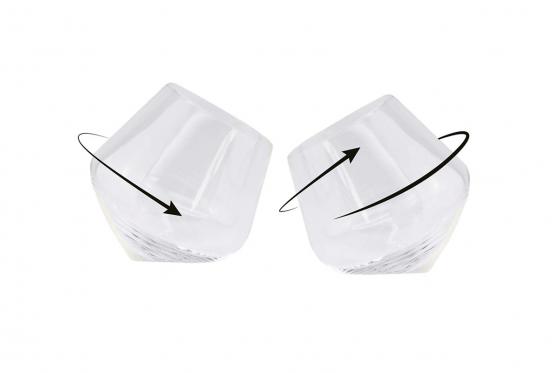 Rollende Whiskeygläser - 2er Set 1 