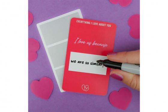 DIY Rubbel Karten - Everything I Love About You 2 