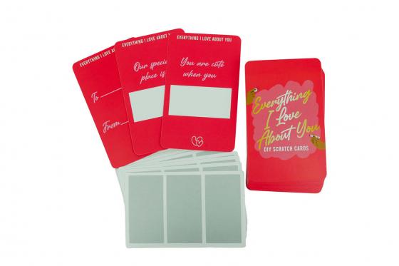 DIY Rubbel Karten - Everything I Love About You 5 