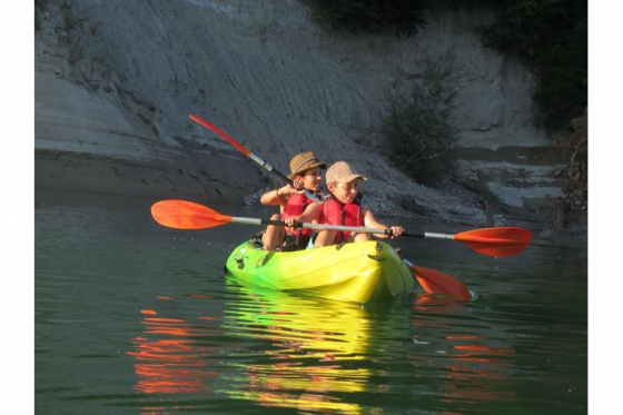 Sortie en famille - Kayak au Lac de la Gruyère 2 