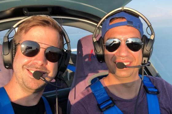 Schnupperflug in Zürich/Zug - 30 Minuten selber fliegen für 1 Person 3 