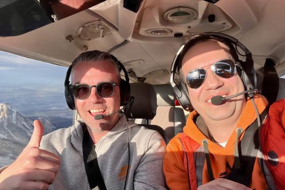 Schnupperflug in Zürich/Zug - 30 Minuten selber fliegen für 1 Person 4 