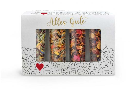 Tee Set Alles Gute - 4er Set   Tee Set Alles Gute - 4er Set