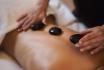 Massage aux pierres chaudes  - 75 minutes avec de l'huile (pour 1 personne) 