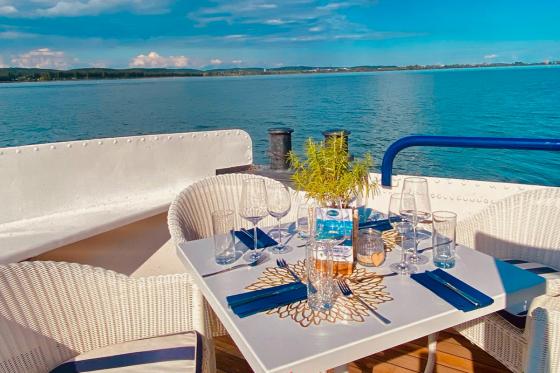 Lunch auf dem Schiff - im Hafen Ermatingen für 2 Personen 1 