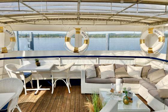 Lunch auf dem Schiff - im Hafen Ermatingen für 2 Personen 8 