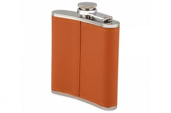 Flachmann mit Gravur - braun 3 