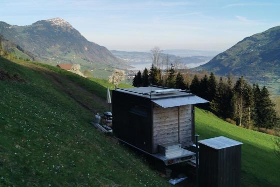 Tiny House Übernachtung  - 1 Übernachtung im Mondholz Tiny House für 2 Personen 1 