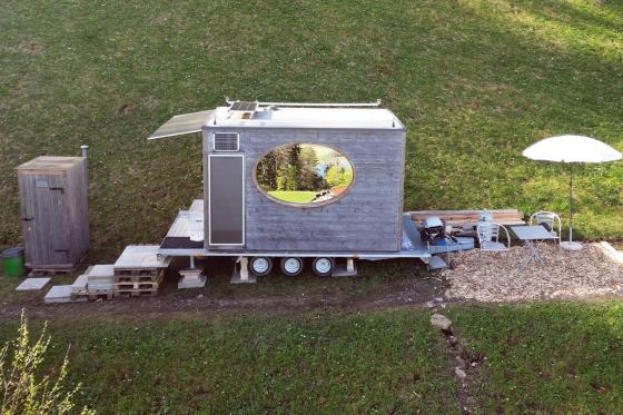 Tiny House Übernachtung  - 1 Übernachtung im Mondholz Tiny House für 2 Personen 3 
