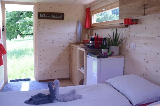 Tiny House Übernachtung  - 1 Übernachtung im Mondholz Tiny House für 2 Personen 7 