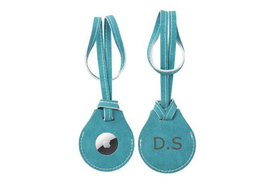 AirTag Holder blau - personalisierbar  