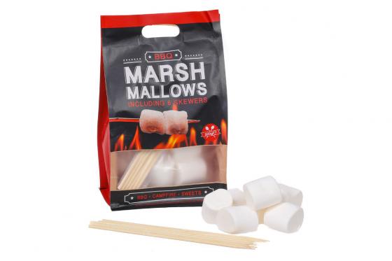Set marshmallow à griller - avec 6 piques en bois  