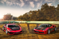 -Ferrari & Lamborghini - 4 tours sur circuit