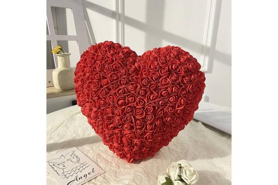 Rosenherz 25cm - in Geschenkbox 3 
