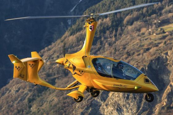 Vol panoramique en gyrocoptère - Vol de 30 min. dans les Alpes valaisannes pour 1 personne 1 