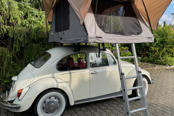 VW Käfer Dachzelt Übernachtung - Oldtimer fahren inklusiv Übernachtung im Dachzelt (für 2 Personen) 4 