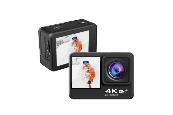Caméra d'action 4K Ultra HD - Étanche et avec écran tactile 5 