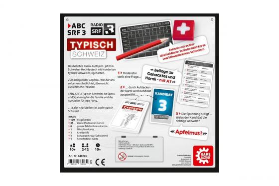 ABC SRF 3 - Typisch Schweiz - 2000 neue Fragen  2 