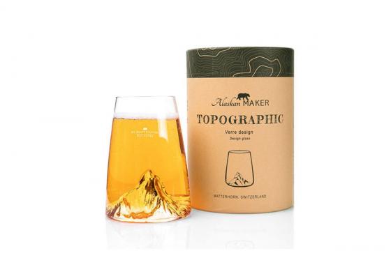 Glas Topografisch - Mt Matterhorn  