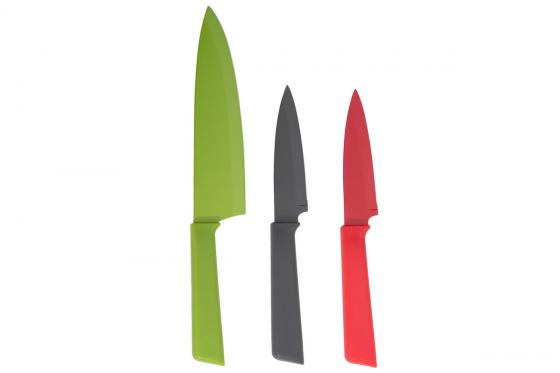 Set de couteaux 3 pcs. COLORI Titanium - Kuhn Rikon  