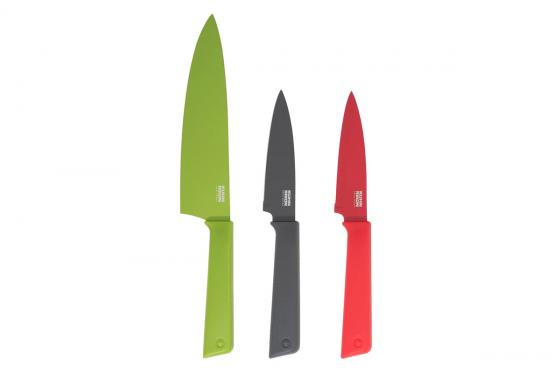 Set de couteaux 3 pcs. COLORI Titanium - Kuhn Rikon 1 