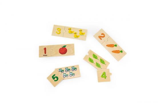 Puzzle à chiffres - en bois 1 