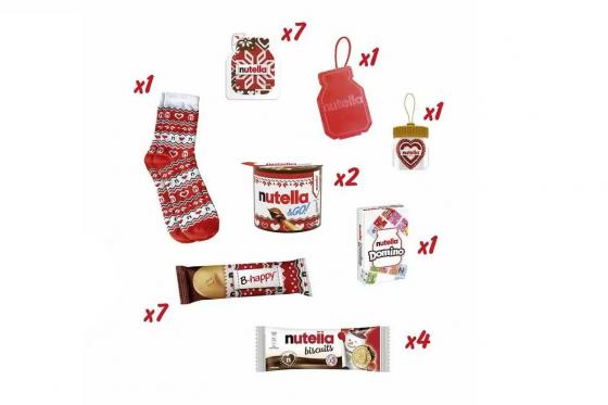 Calendrier de l'Avent Nutella  - 528g 1 