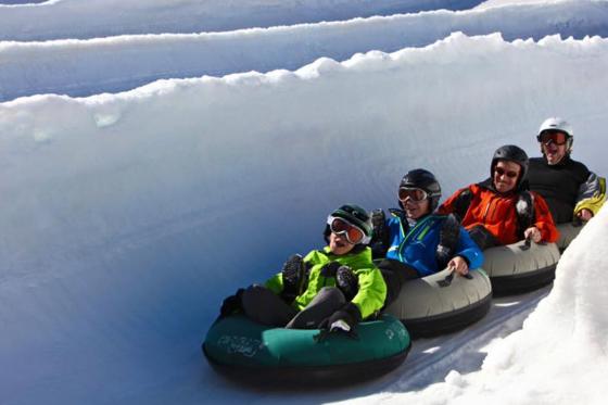 Tobogganing in Leysin - 1 Stunde 50 Minuten Snowtube Fun für 1 Person 5 