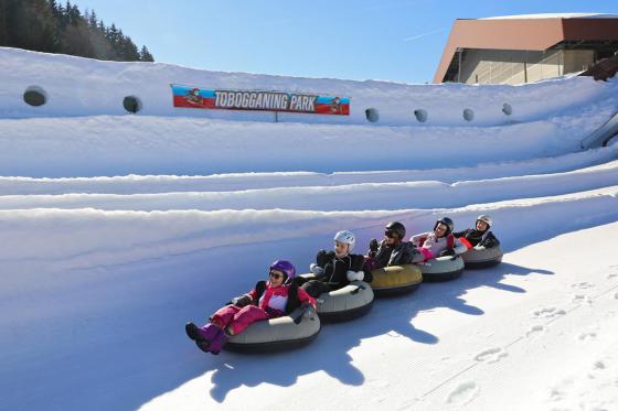 Tobogganing in Leysin - 1 Stunde 50 Minuten Snowtube Fun für 1 Person 10 