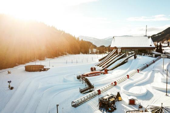 Tobogganing in Leysin - 1 Stunde 50 Minuten Snowtube Fun für 1 Person 12 