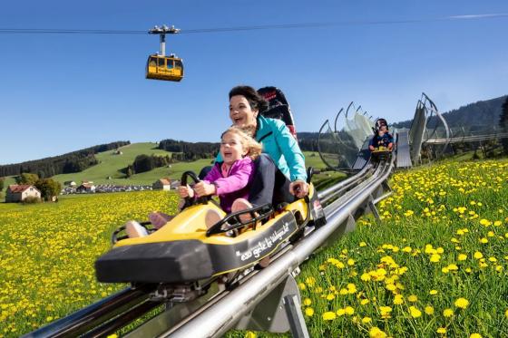 Bobbahn Fahrt im Appenzell - 2 Bobbahn Fahrten für 2 Personen  