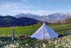 Tipi-Übernachtung mit Bergsicht - inklusive Frühstück für 2 Personen 