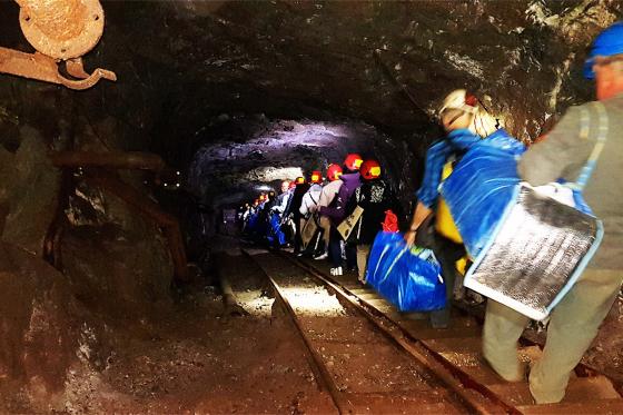 Höhlenraclette à discrétion - im Bergwerk Gonzen für 2 Personen 6 
