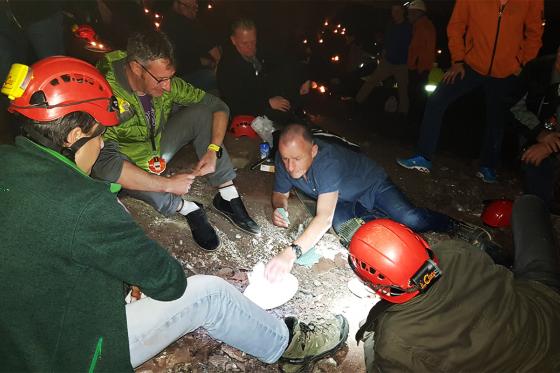 Höhlenraclette à discrétion - im Bergwerk Gonzen für 2 Personen 7 