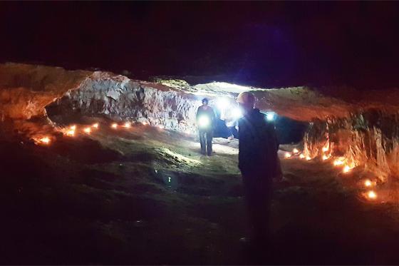 Höhlenraclette à discrétion - im Bergwerk Gonzen für 2 Personen 8 