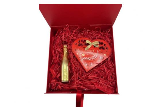 Coffret cadeau LOVE - Chocolat Lindt + Bottega 1 