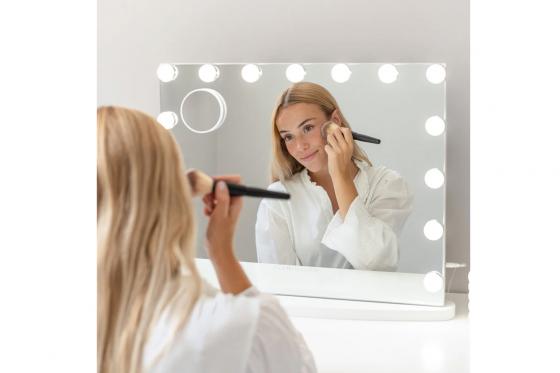 XL LED Schminkspiegel - inkl. 15 LEDs 1 