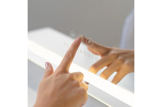 LED Schminkspiegel mit Lupe - 58 x 54 x 12 cm 3 