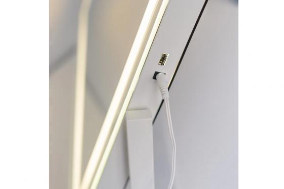 LED Schminkspiegel mit Lupe - 58 x 54 x 12 cm 5 