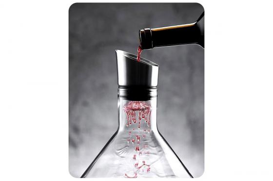 Glaskaraffen Set - edles Berg-Design 5 