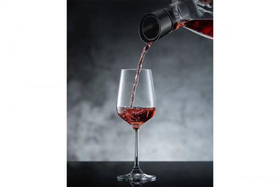 Glaskaraffen Set - edles Berg-Design 6 