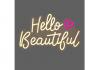 LED Neon Schriftzug - Hello Beautiful, 42 x 25 cm 
