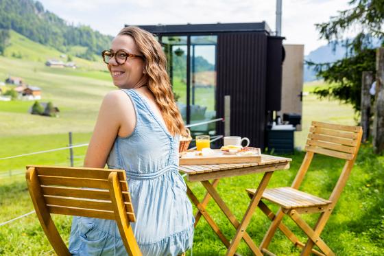 Glaskubus Übernachtung - unter dem Sternenhimmel für 2 Personen 5 