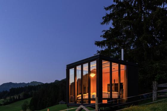 Glaskubus Übernachtung - unter dem Sternenhimmel für 2 Personen 11 