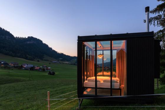 Glaskubus Übernachtung - unter dem Sternenhimmel für 2 Personen 12 