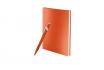 Caran d'Ache Kugelschreiber mit Notizbuch - mit Gravur, orange 
