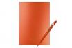 Caran d'Ache Kugelschreiber mit Notizbuch - mit Gravur, orange 1
