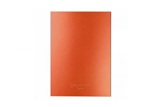 Stylo à bille Caran d'Ache avec carnet - gravé, orange 5 